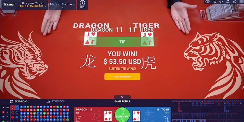 Cược Rồng Hổ săn thưởng hấp dẫn