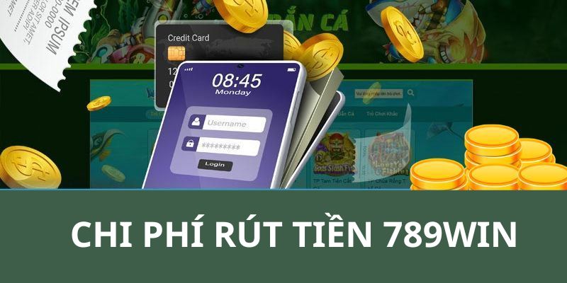 Số tiền phí phát sinh khi thực hiện rút tiền tại 789win